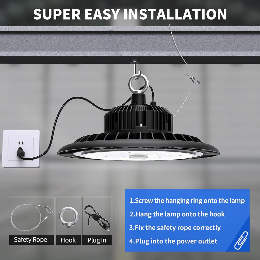 100W 14000 LM 5000K IP65 Waterproof LED High Bay Light D700614