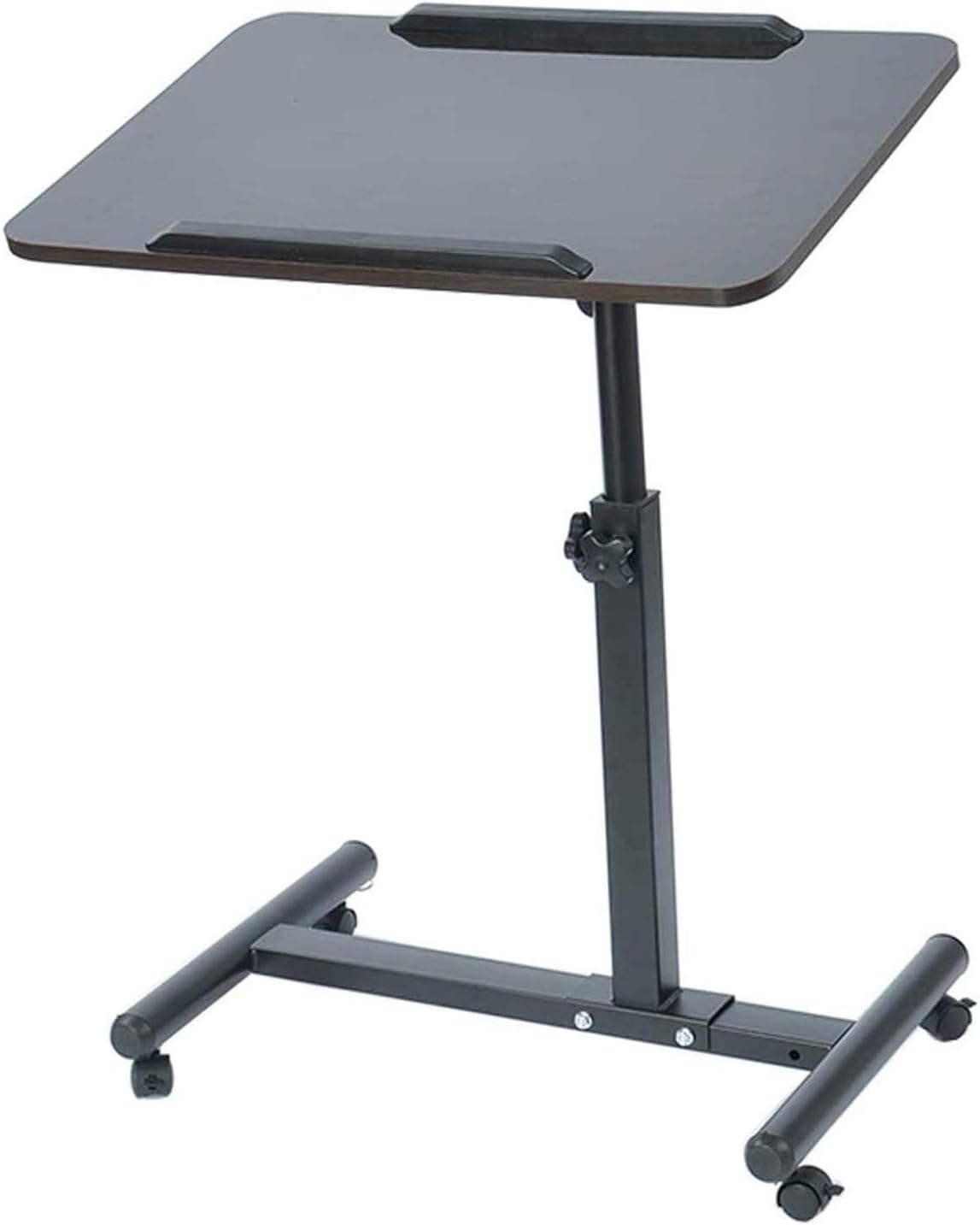 Black Adjustable Rolling Laptop Table K7531