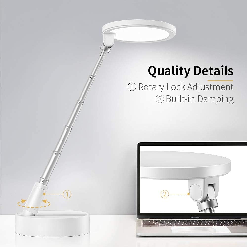 Table Lamp, Telescopic, Foldable, 5 Brightness, 3 Color Mode C909