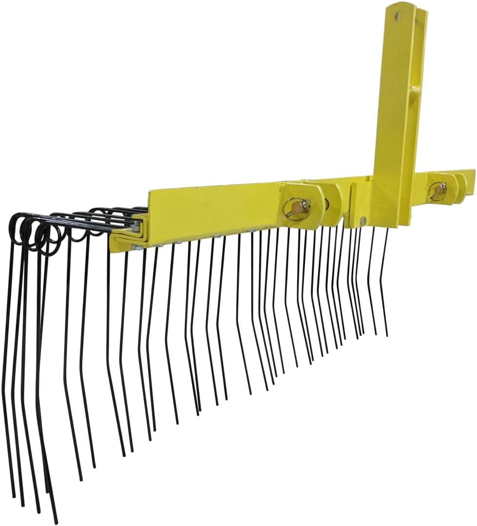 6 ft 3 Point Pine Straw Needle Rake G7168