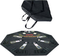 Folding Octagon Poker Table Top with Carrying Bag P46786