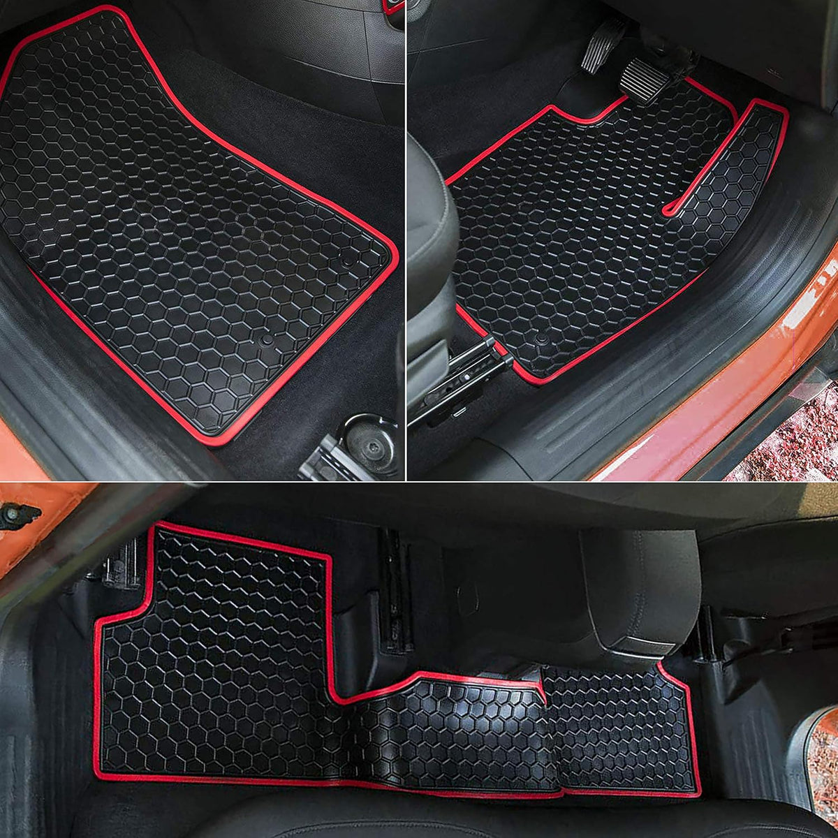 All Weather Rubber Floor Mats & Cargo Liners Set J645108