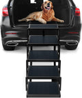 Foldable Aluminum 5 Step Nonslip Dog Stairs T4474