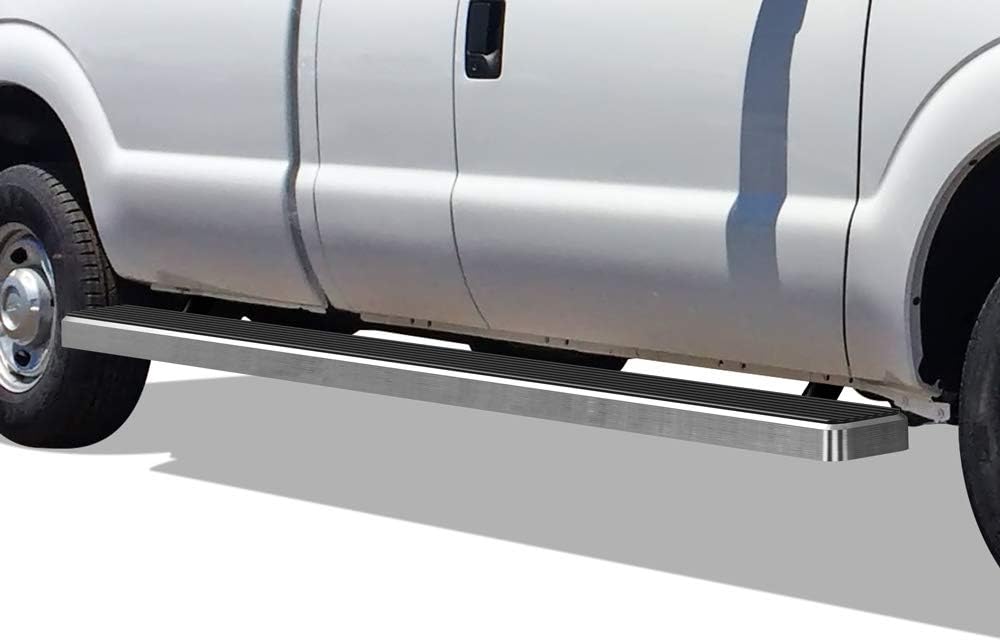 Black 5 inches Running Boards Nerf Bars Side Steps Compatible with Ford F250 F350 Super Duty 1999-2016 Super Cab E9991