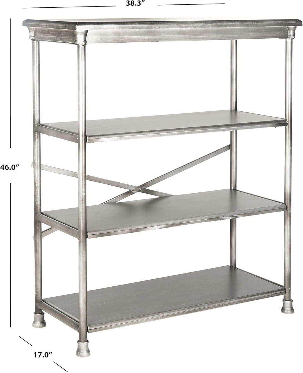 Dark Silver Large Bookcase R352061