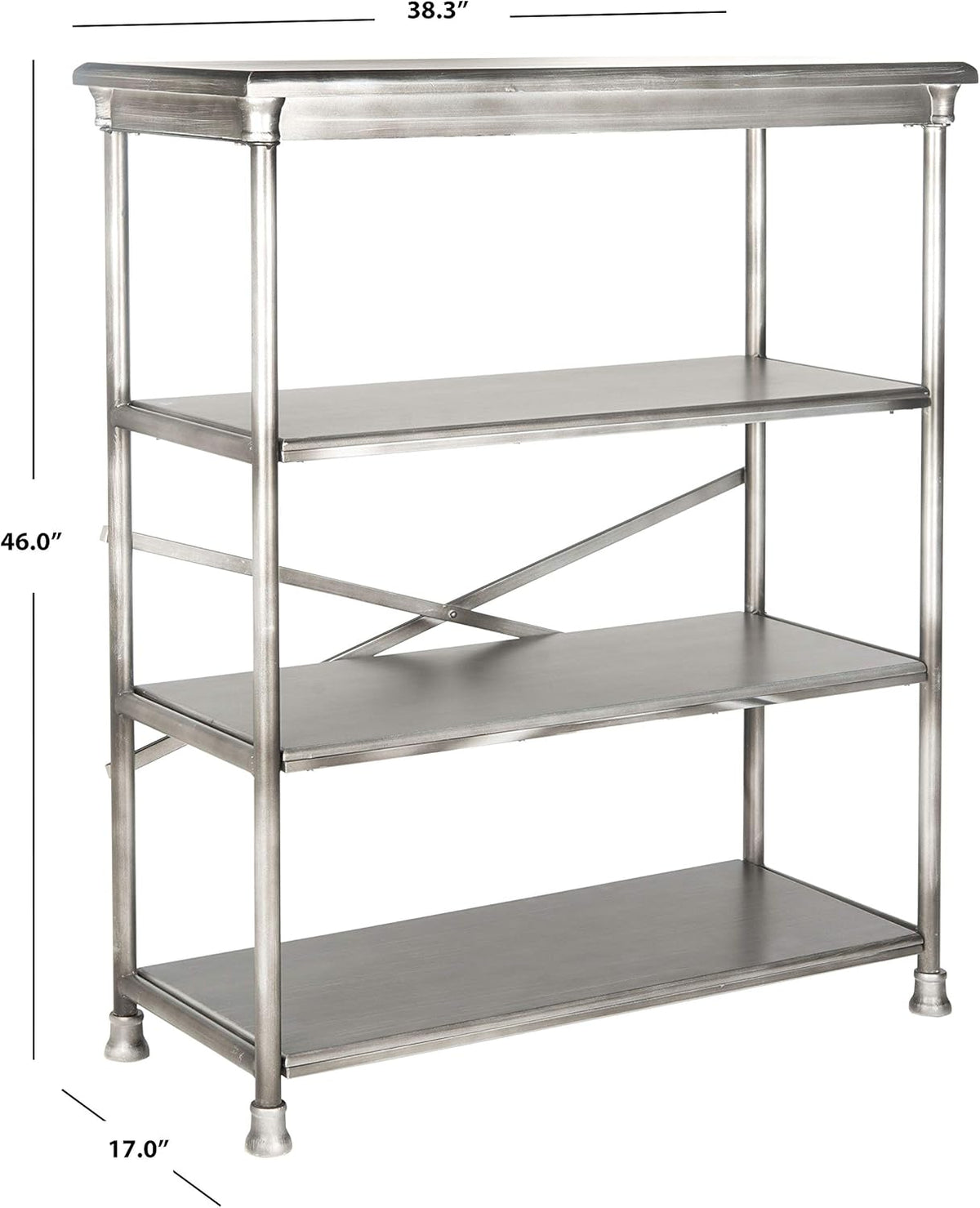 Dark Silver Large Bookcase R352061
