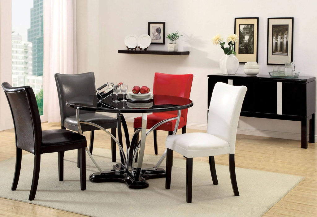 Gray Side Chair Set of 2 J40302