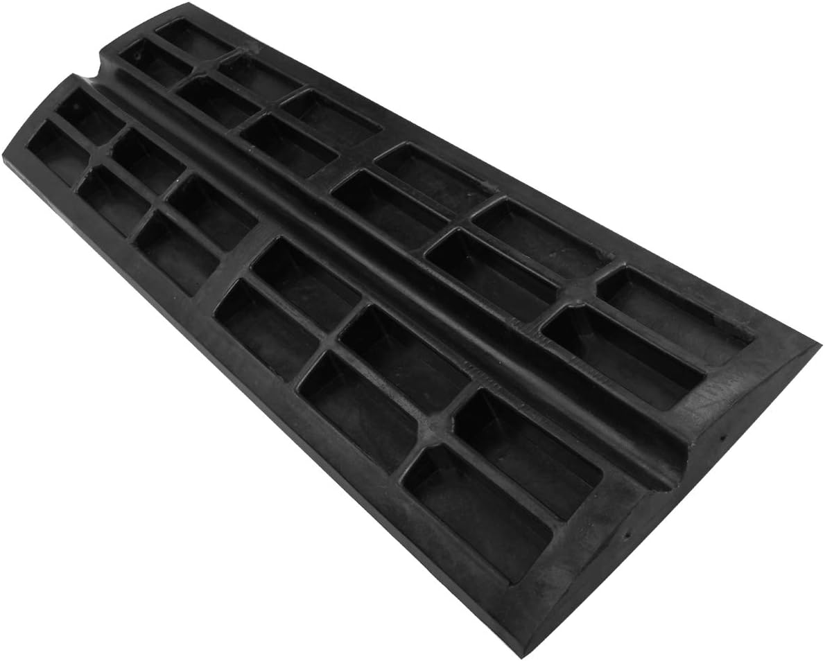 2.5 Inch High 2 Pack Heavy Duty Rubber Curb Ramps P142431
