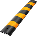 6 Ft Heavy Duty 2-Channel Rubber Cable Protector Ramp A81783