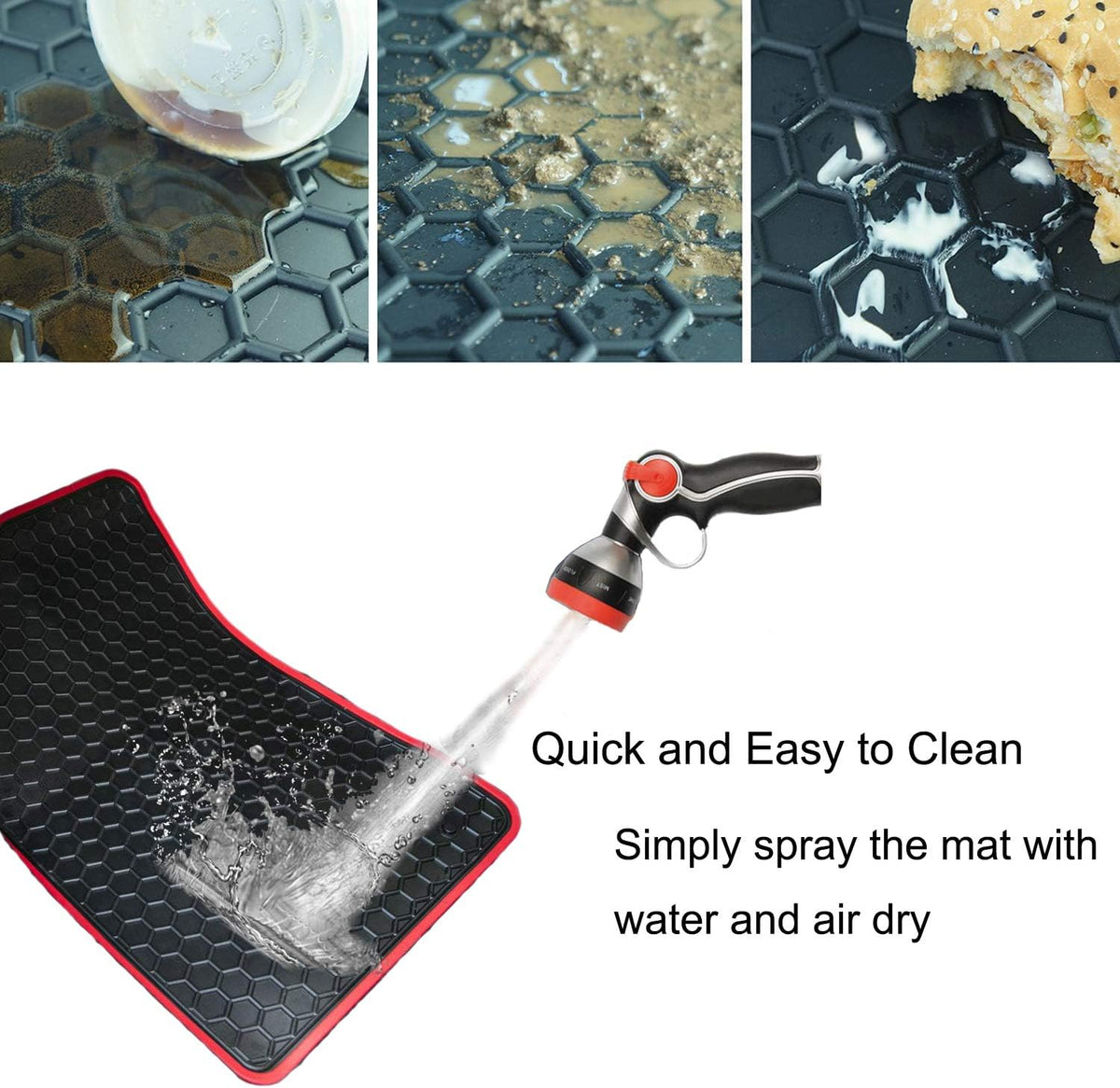 All Weather Rubber Floor Mats & Cargo Liners Set J645108