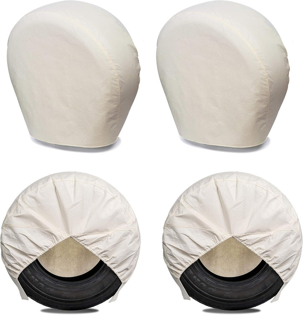 Tough Tire Covers for RV Wheel 4 Pack Black T97553