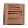 Teak Louvered Door & Frame V6223
