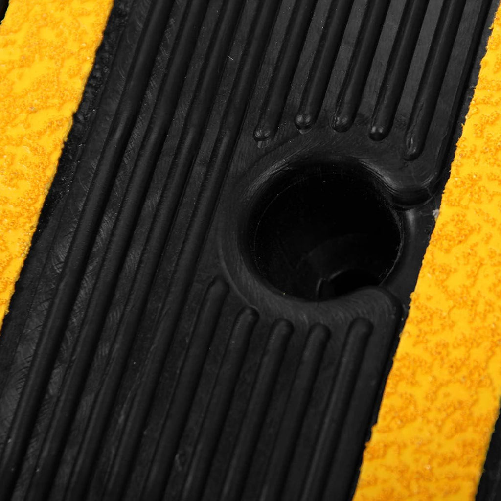 2.5 Inch High 2 Pack Heavy Duty Rubber Curb Ramps P142431