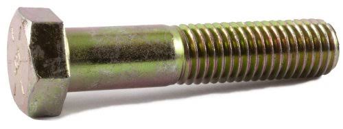 5/8-18 x 8 Grade 8 Hex Cap Screw Yellow Zinc Plated (50) N48866