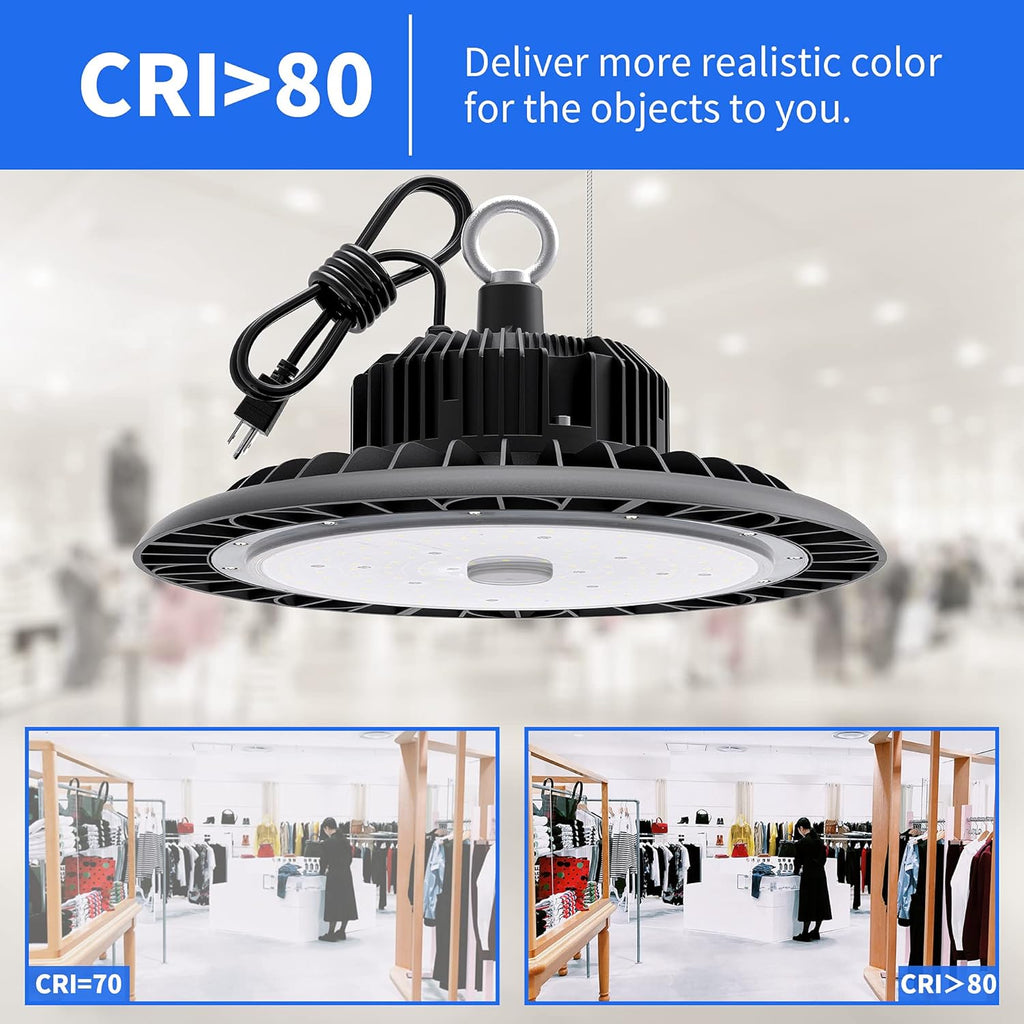 100W 14000 LM 5000K IP65 Waterproof LED High Bay Light D700614
