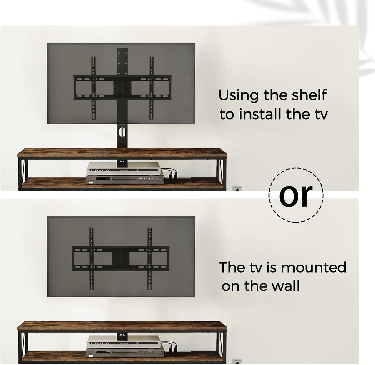 43 Inch Swivel Height Adjustable TV Stand with Mount O52962