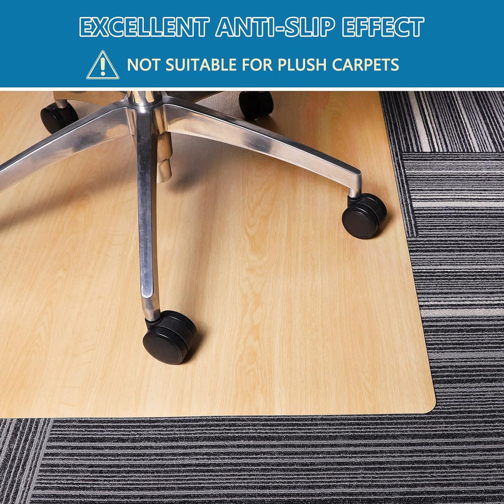 63 x 51 Rectangular Chair Mat for Hard Floors T150463