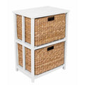 White 2-Drawer Vertical Filing Cabinet E1692