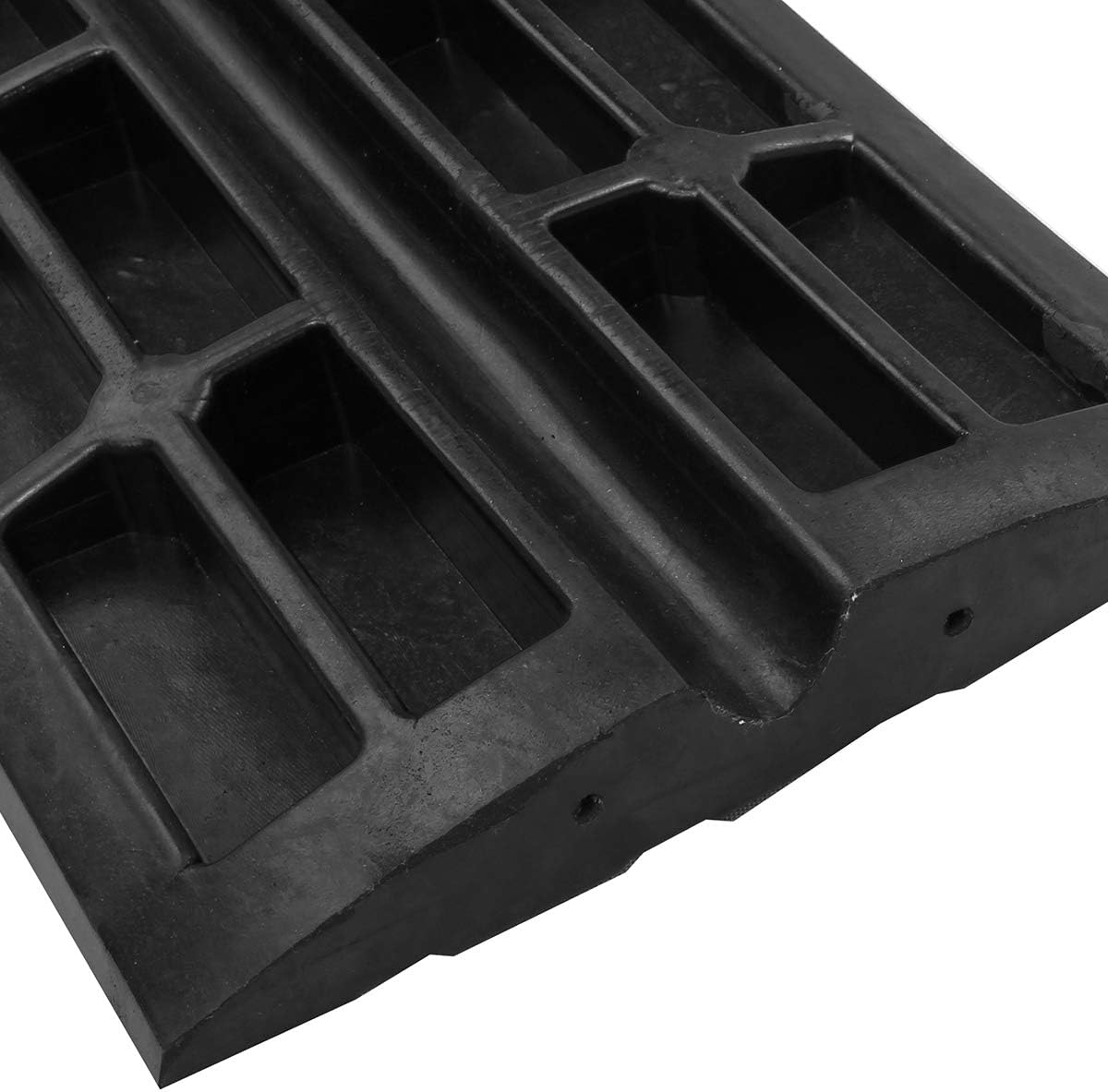 2.5 Inch High 2 Pack Heavy Duty Rubber Curb Ramps P142431