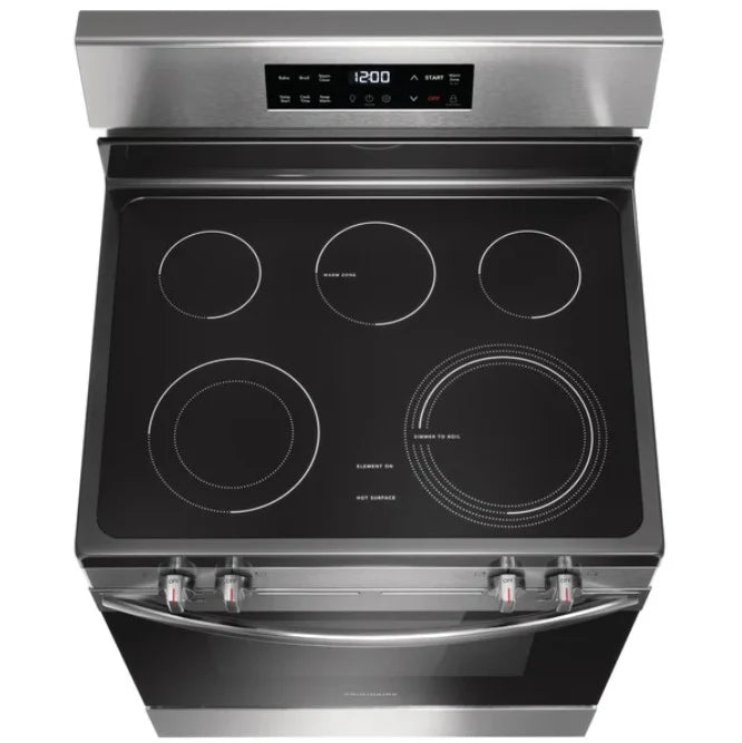 30 IN 5.3 CU FT Electric Freestanding Range J17544