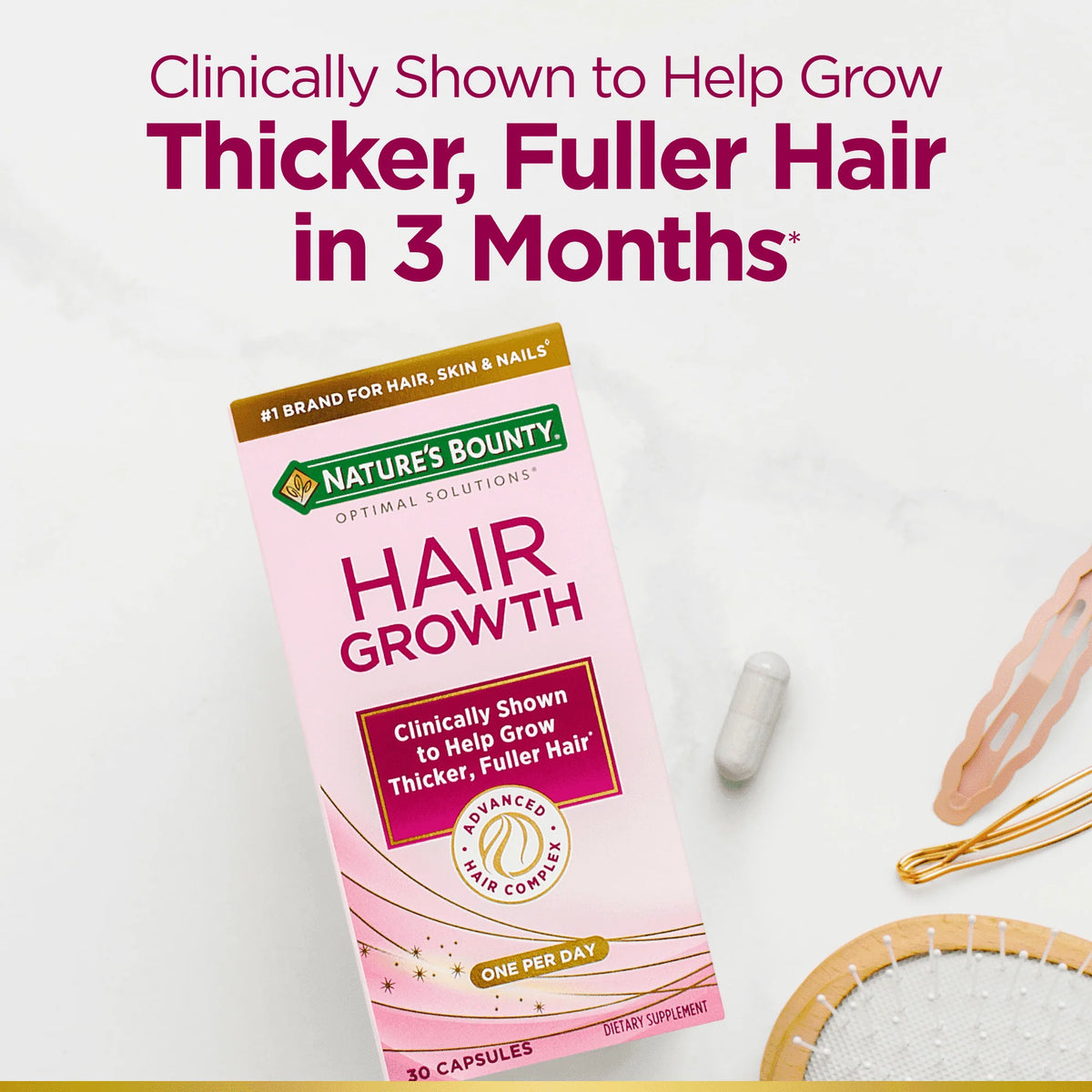 Biotin Hair Growth Supplement 30 Capsules B915
