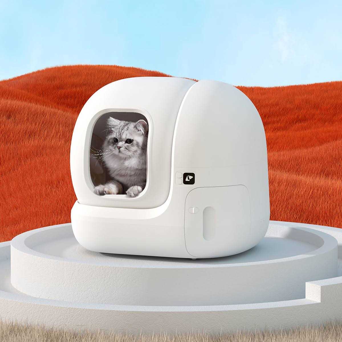 Self-Cleaning Automatic Cat Litter Box with Litter Mat C8100