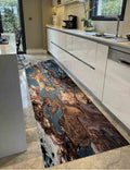 2'x3' Shimmery Marble Printed Rug C382