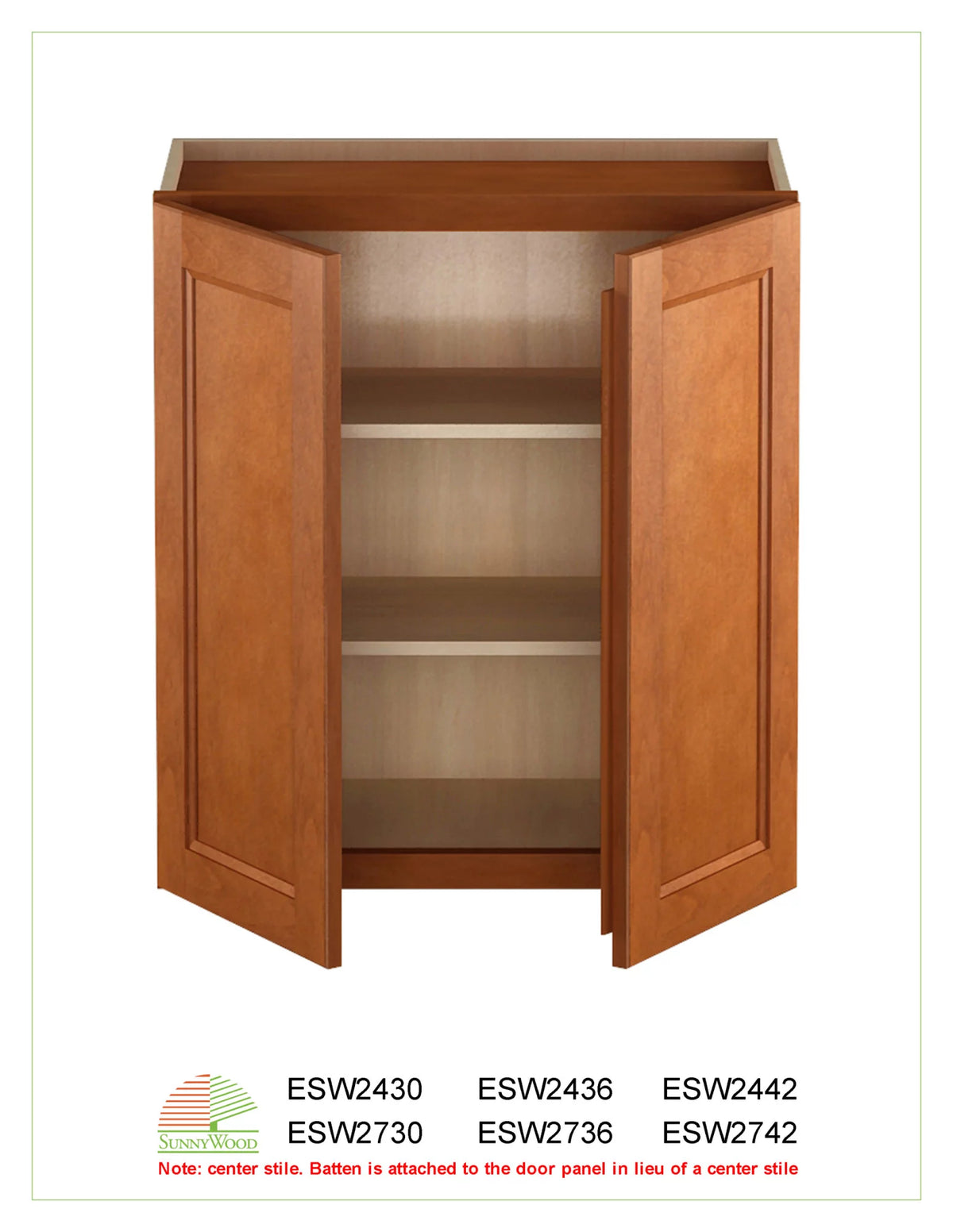 24" x 30" Double Door Wall Cabinet Q32664