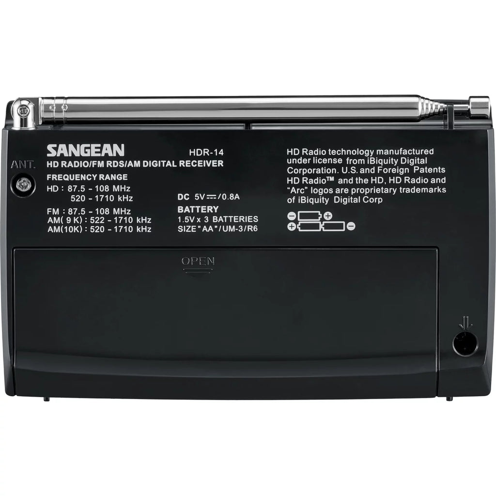 Portable AM/FM Radio Black A98111