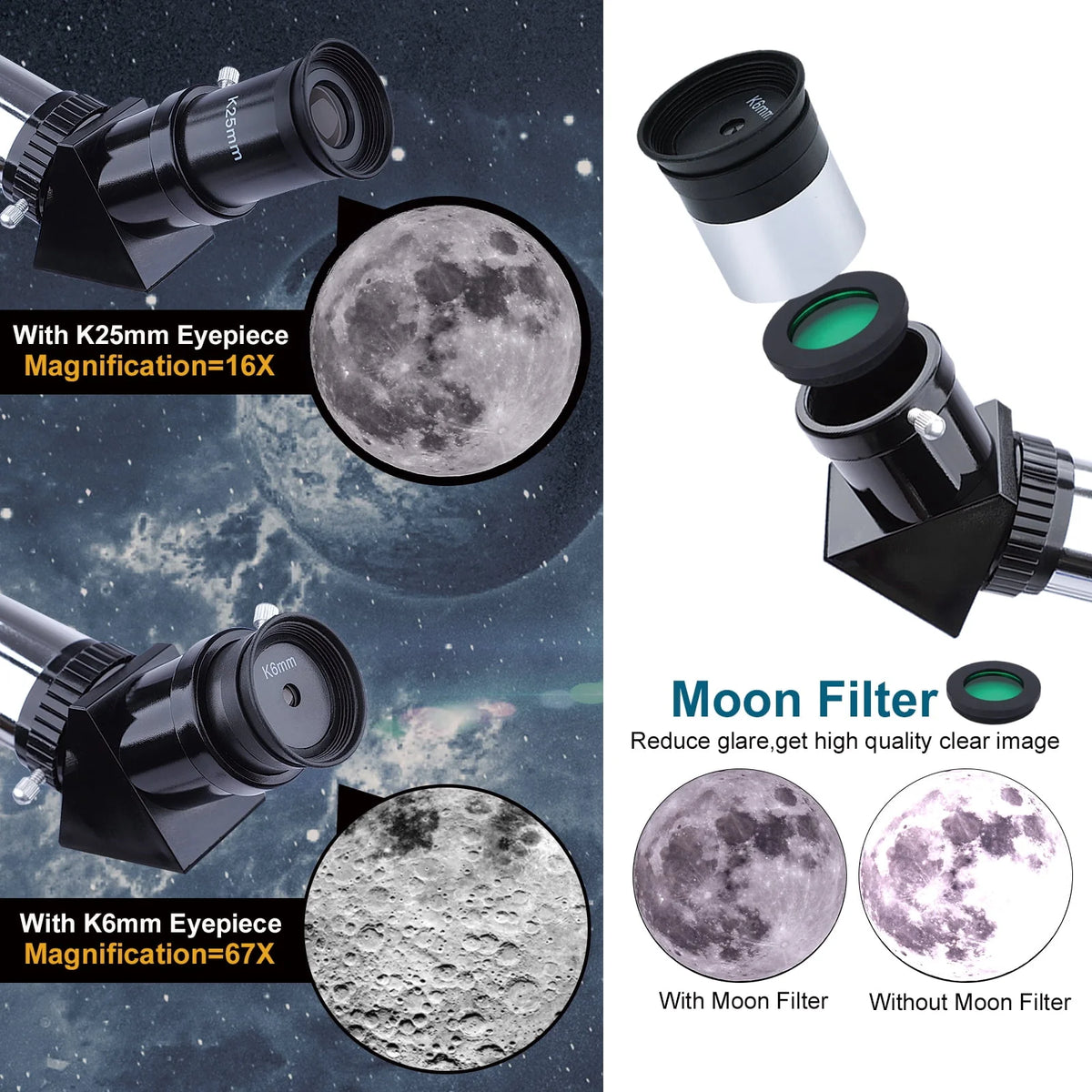 70mm Aperture 400mm Refracting Telescope with Tripod I36231