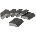 Aluminum Oxide Angled Sanding Sponges 6 Pack F467