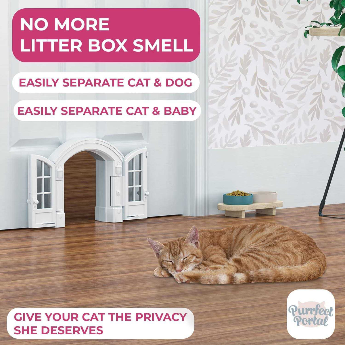 Cat Door for Cats Up to 20 lbs M1244