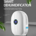 Mini Remote Control Dehumidifier 500ml Water Tank White T10325