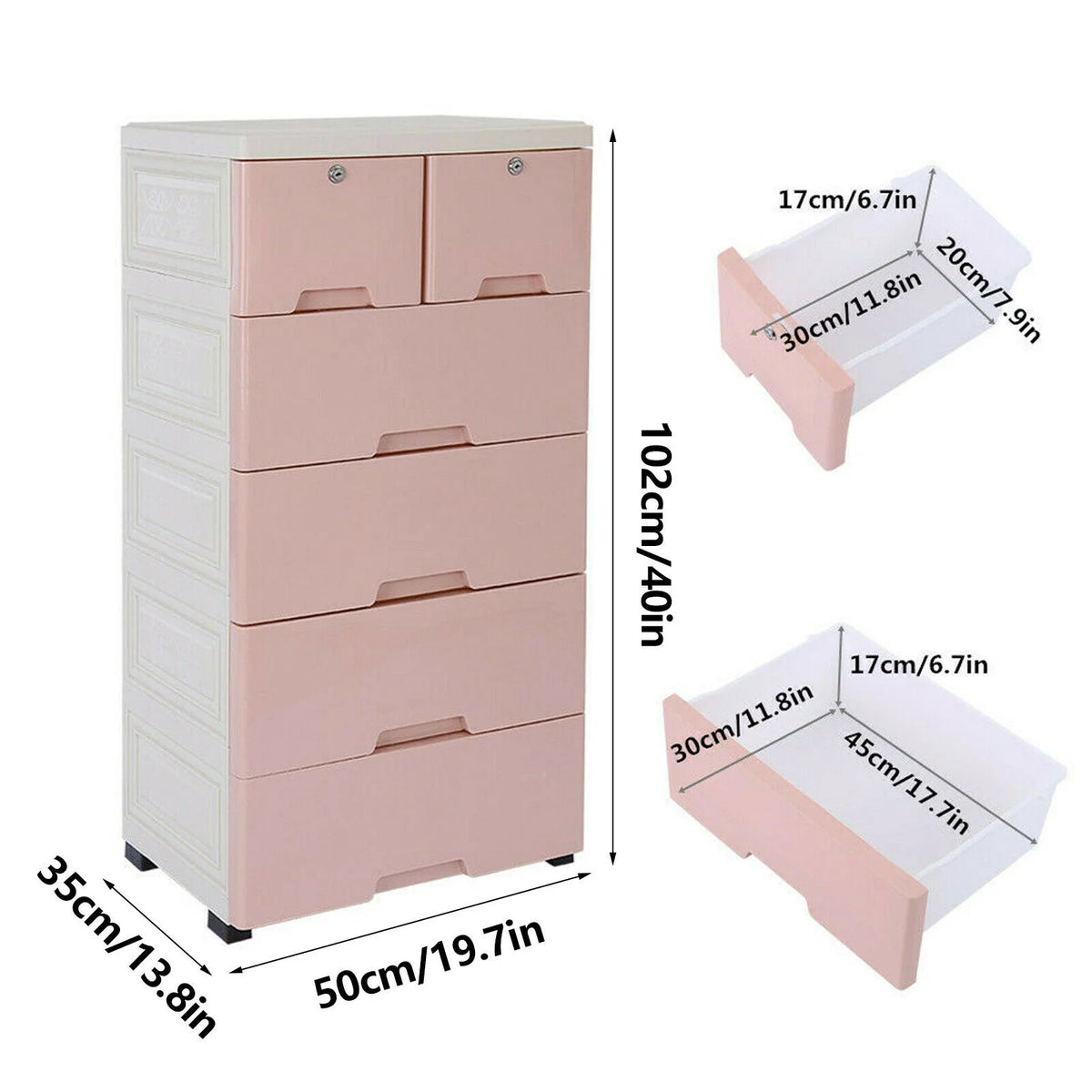 6 Drawer Storage Organizer U85023