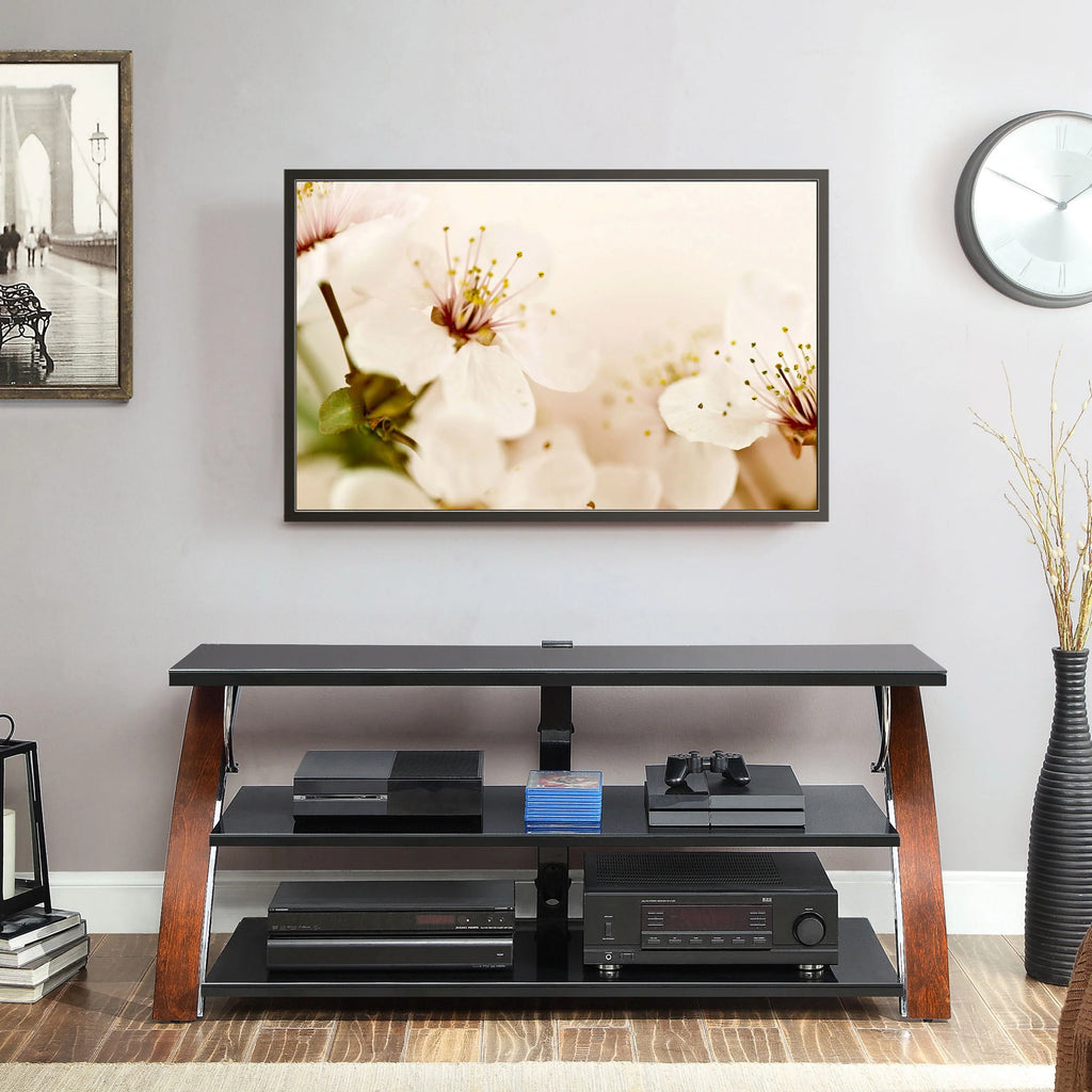 Brown Cherry TV Stand V5869