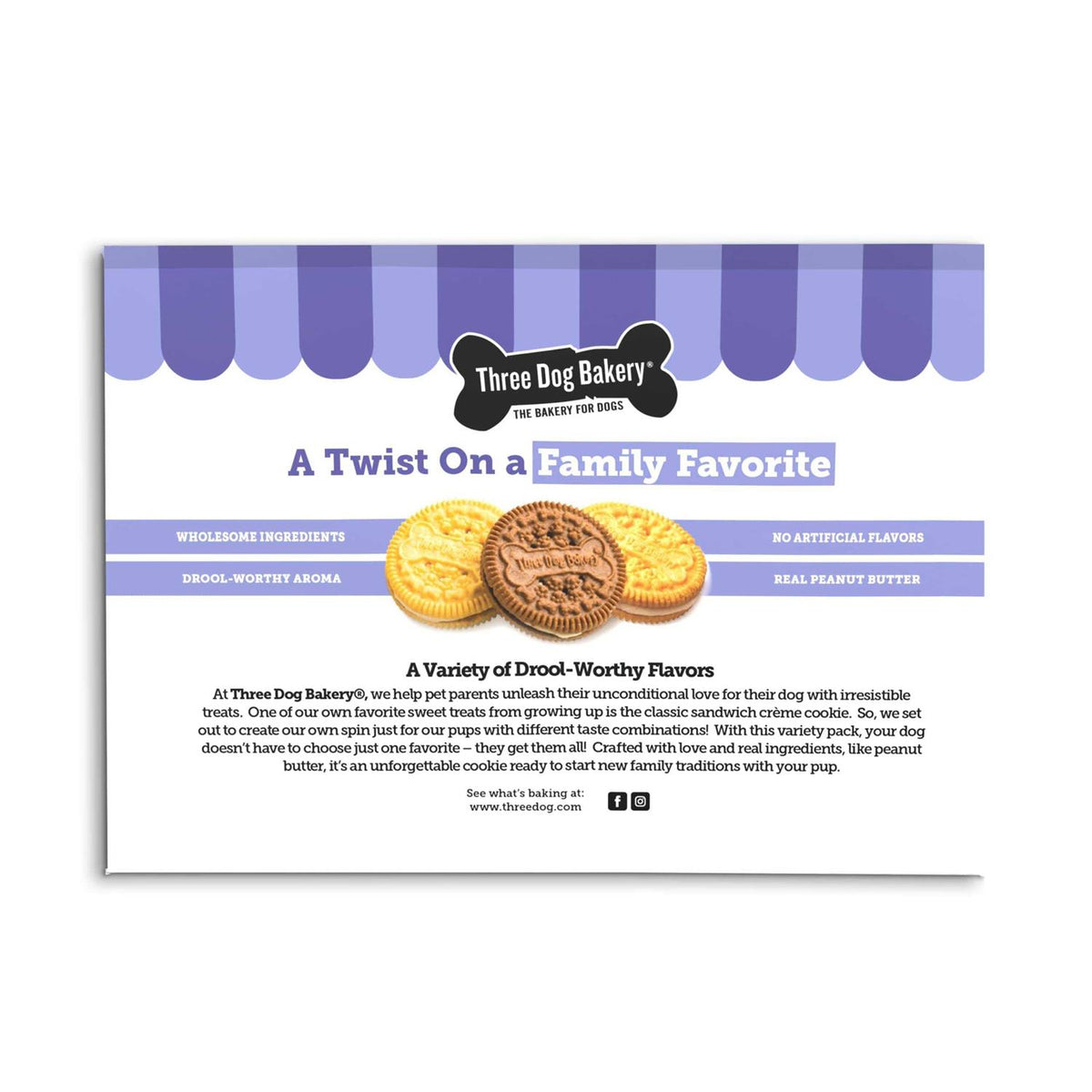 Lick'n Crunch Sandwich Cookies Dog Treats N811