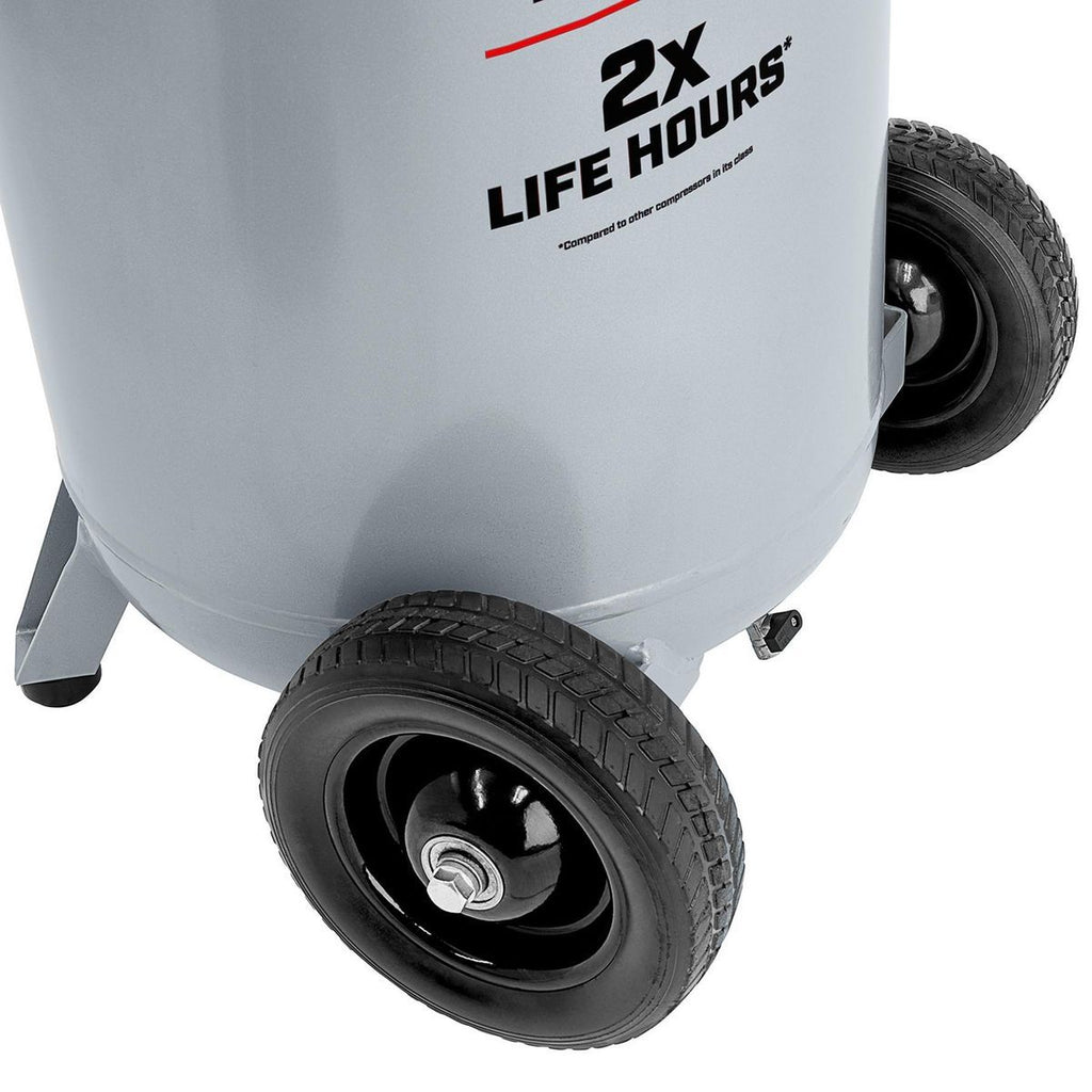 26 Gallon 175 PSI Oil-Free Vertical Air Compressor J296
