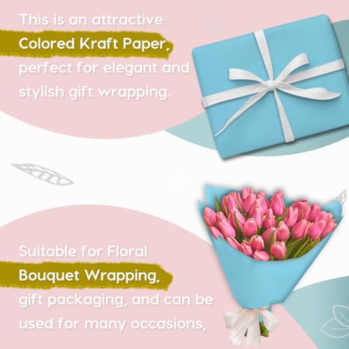 Brown Kraft Paper Roll 70GSM 50LB Z607