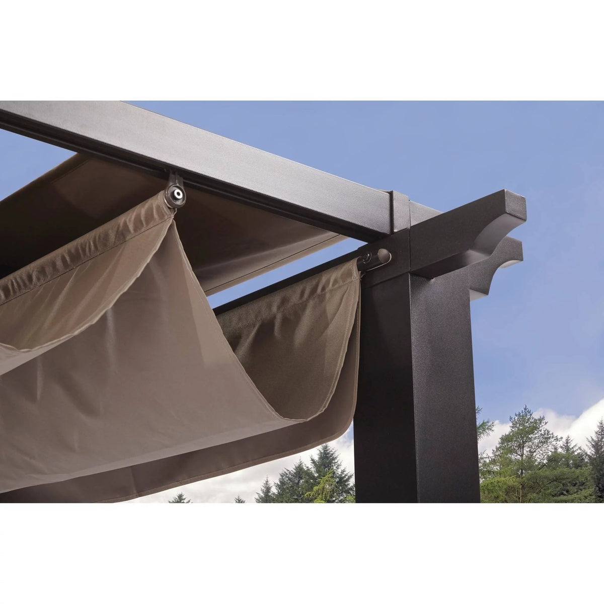 Steel Pergola with Canopy B12278