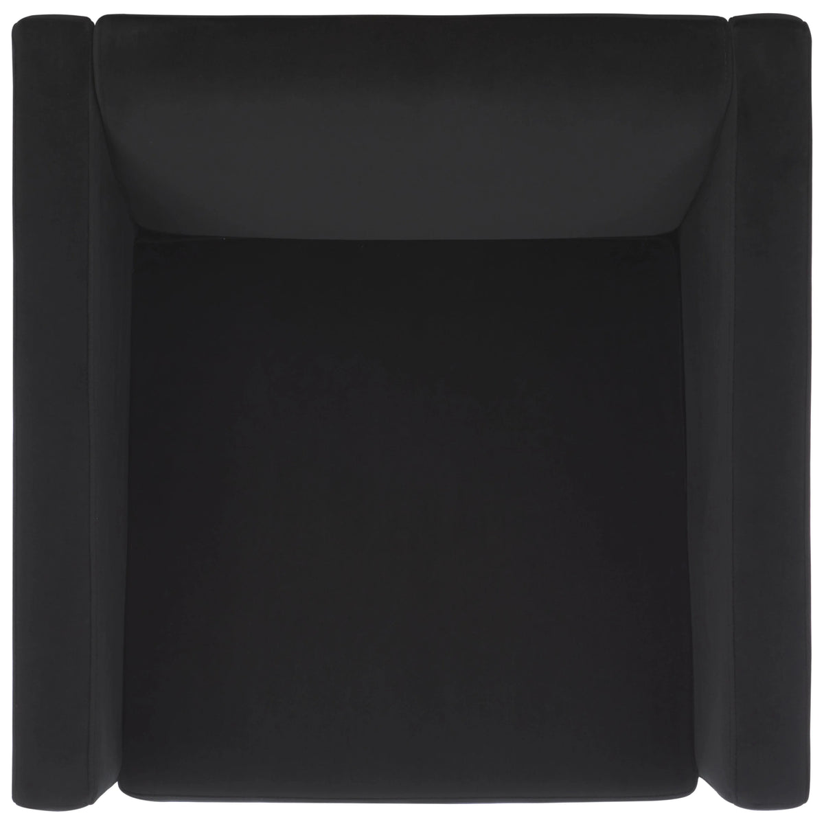 Black Velvet Accent Chairs N3534