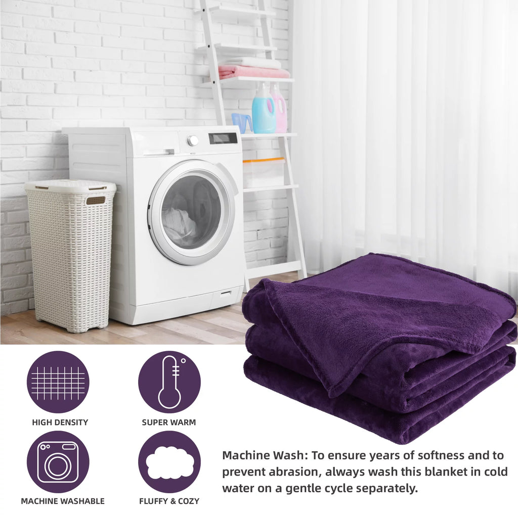 Ultra Soft Microplush Fleece King Blanket F2937