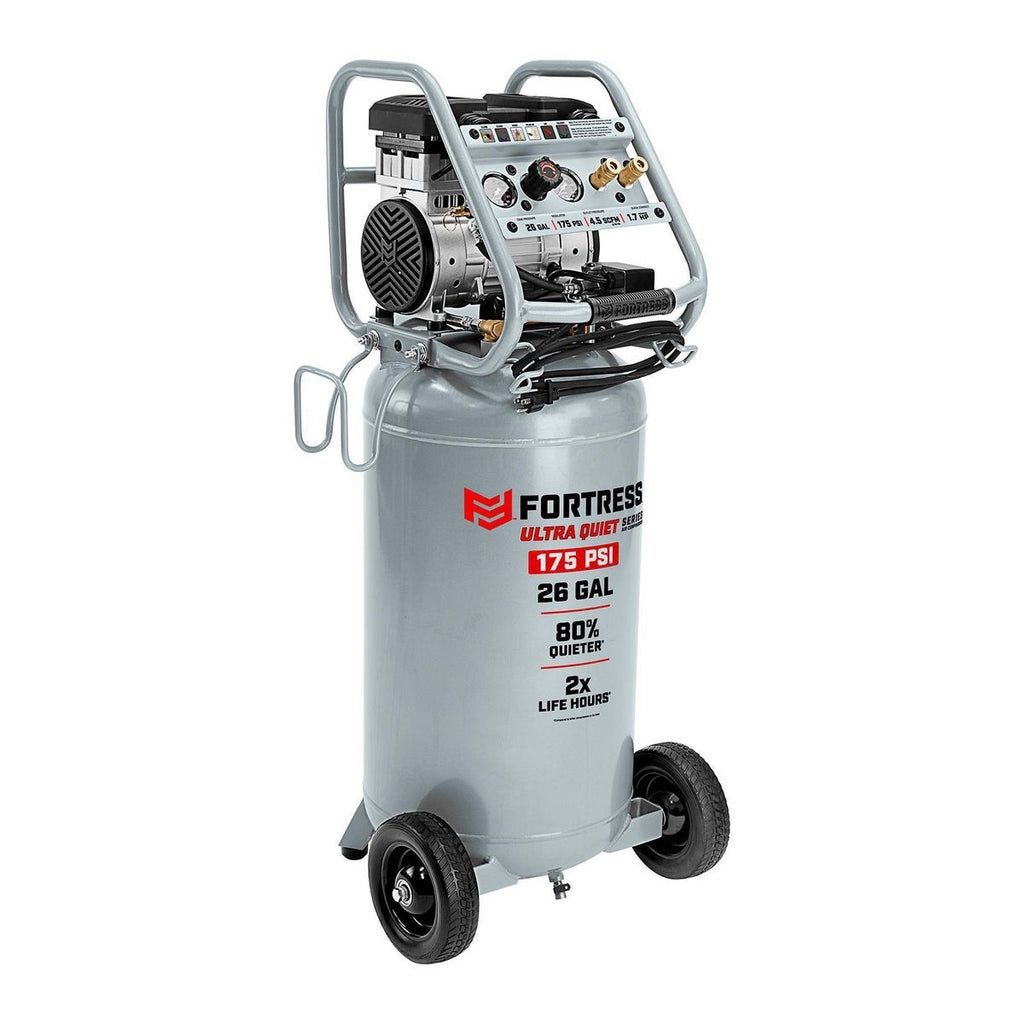26 Gallon 175 PSI Oil-Free Vertical Air Compressor J296