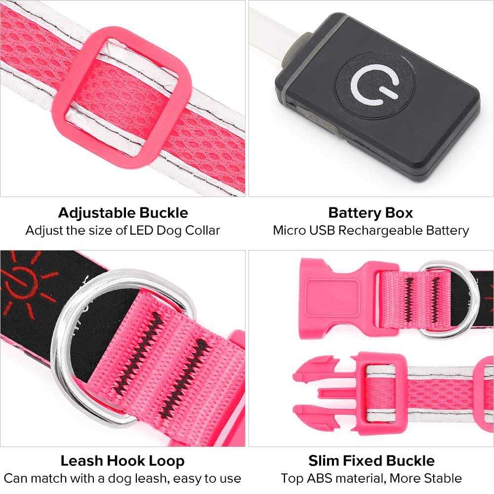 LED USB Rechargeable Dog Collar J379