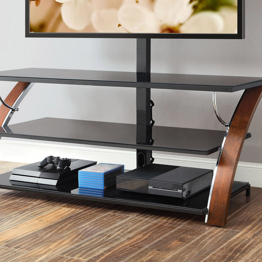 Brown Cherry TV Stand V5869