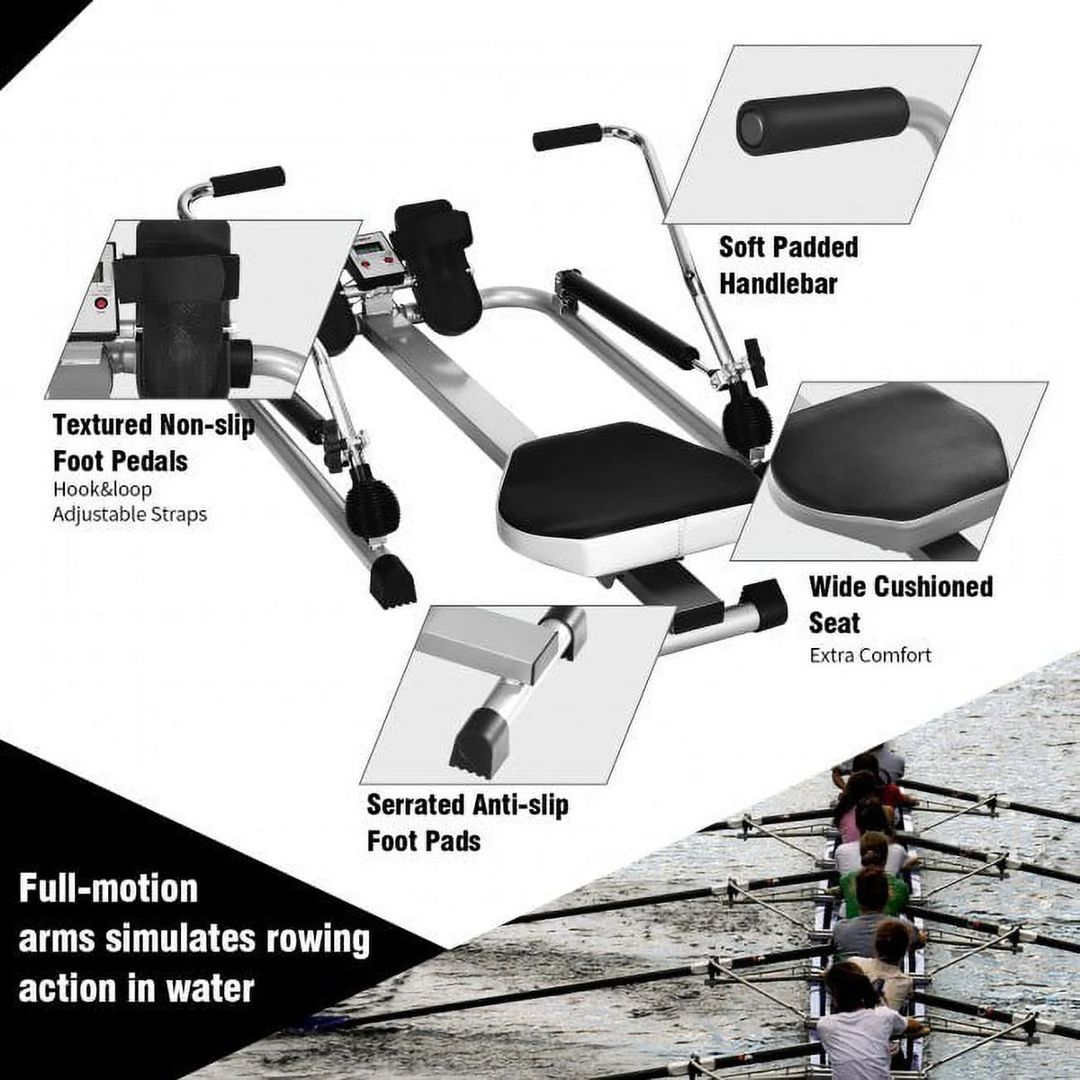 Adjustable Rowing Exercise Fitness Machine R75034