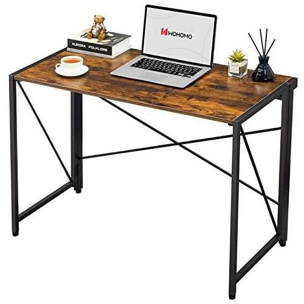Folding Computer Desk Brown K596868