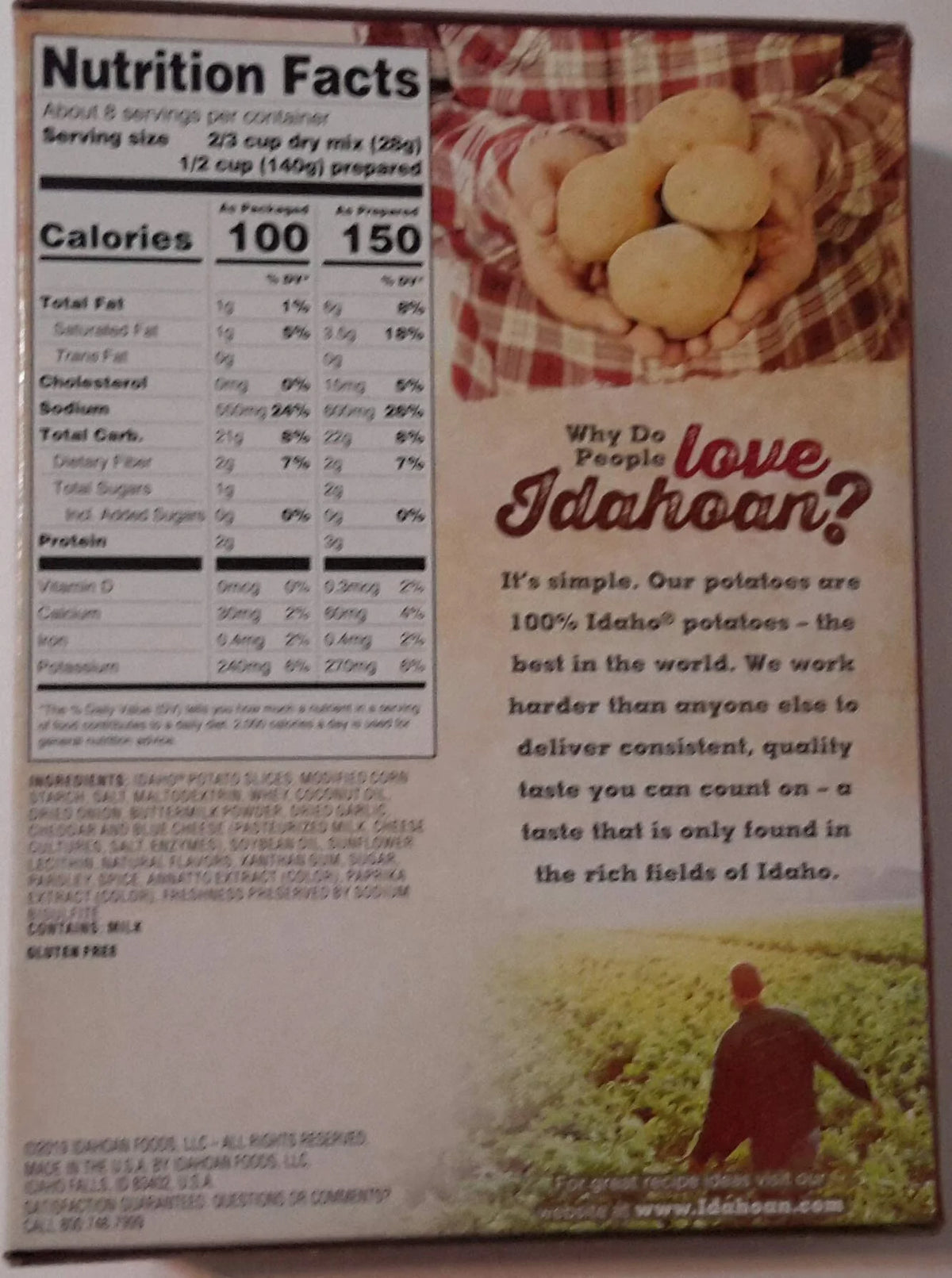 Au Gratin Casserole Family Size Pack of 12 P7434
