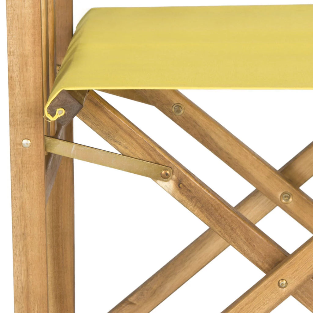 Set of 2 Natural Yellow Outdoor Chair E6899
