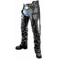 Black Leather Chaps X65852