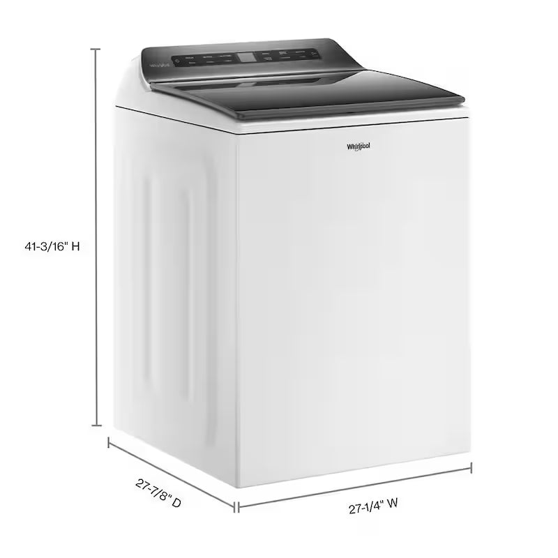 4.7 cu. ft. Top Load Washer with Agitator in White O579012
